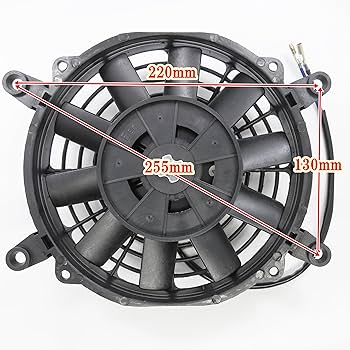 Amazon.co.jp: (mind items) 8インチ 汎用 電動ファン 薄型 プル